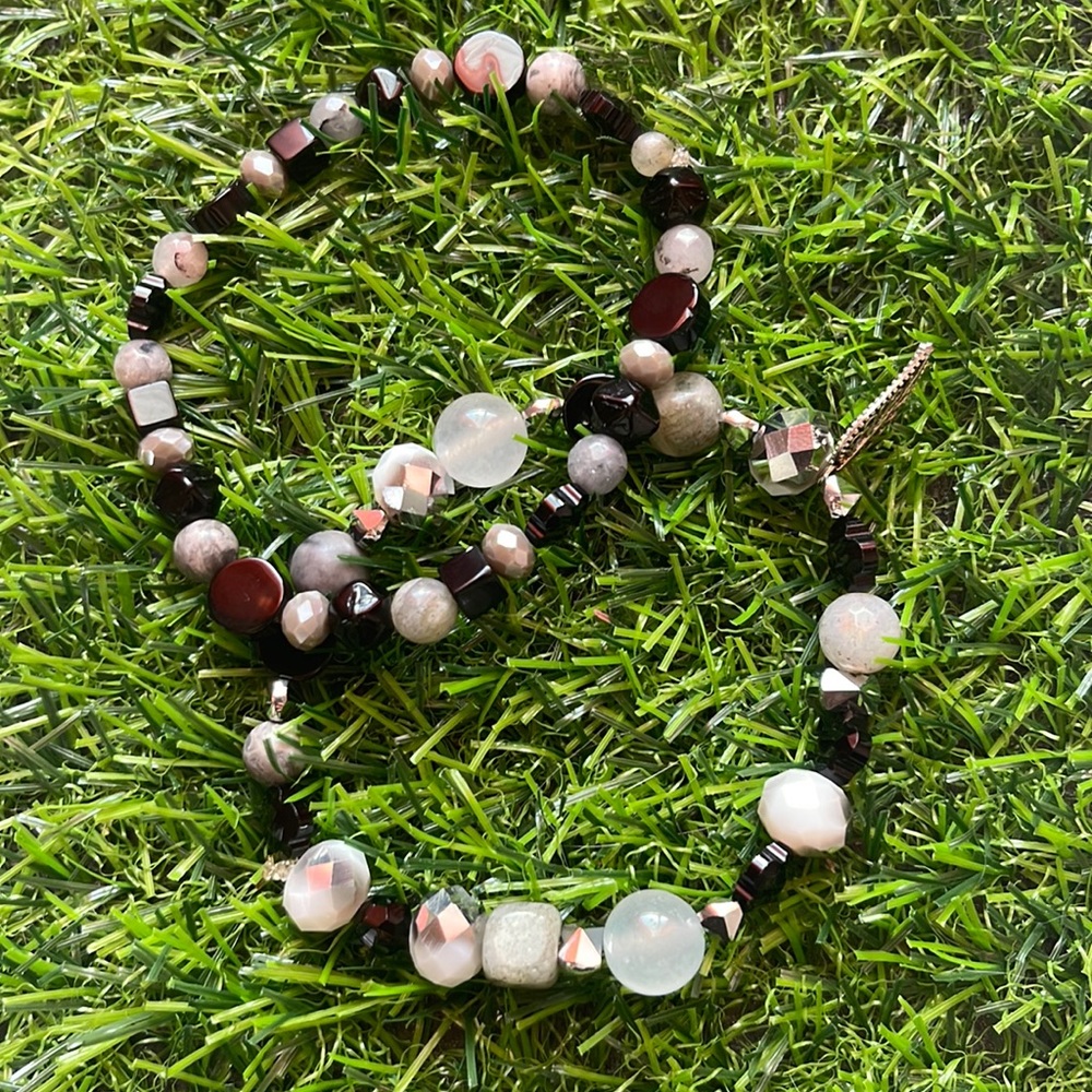 Raider Black & Silver Amulet Bracelet